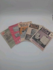 LOT 5 Easi-Bild Build It Yourself Mcm pattern Woodworking Delta Rockwell Stanley