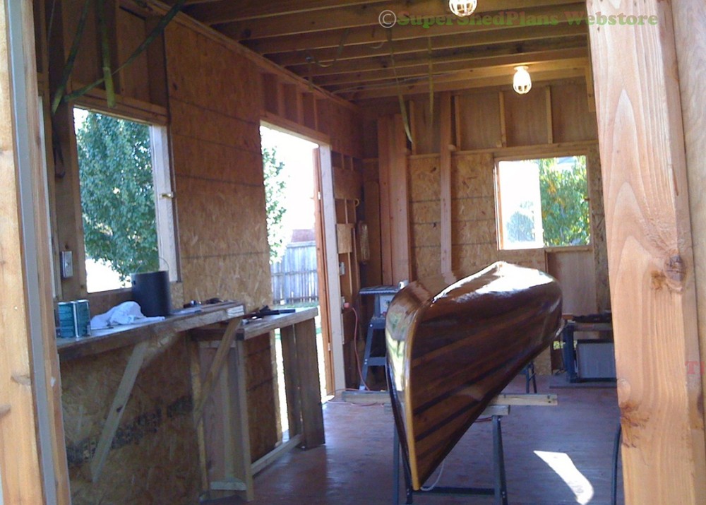 Custom Design Shed Plans, 6×12 Small Saltbox, Simple DIY Shed Construction Plans