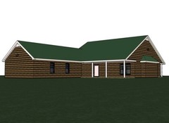 Beth_1466G-2 log covered house 3 bed rm. / 2 bath ,3 car garage PDF