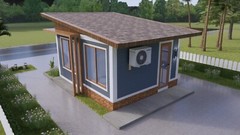 13×16 Small House 4×5 Meter 1 Bed 1 Bath Shed Roof PDF & A4 Hard Copy