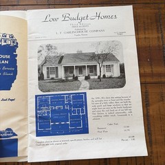 Vintage 50s MCM Mid Century Home Designs House Plans Low Budget Homes Catalog
