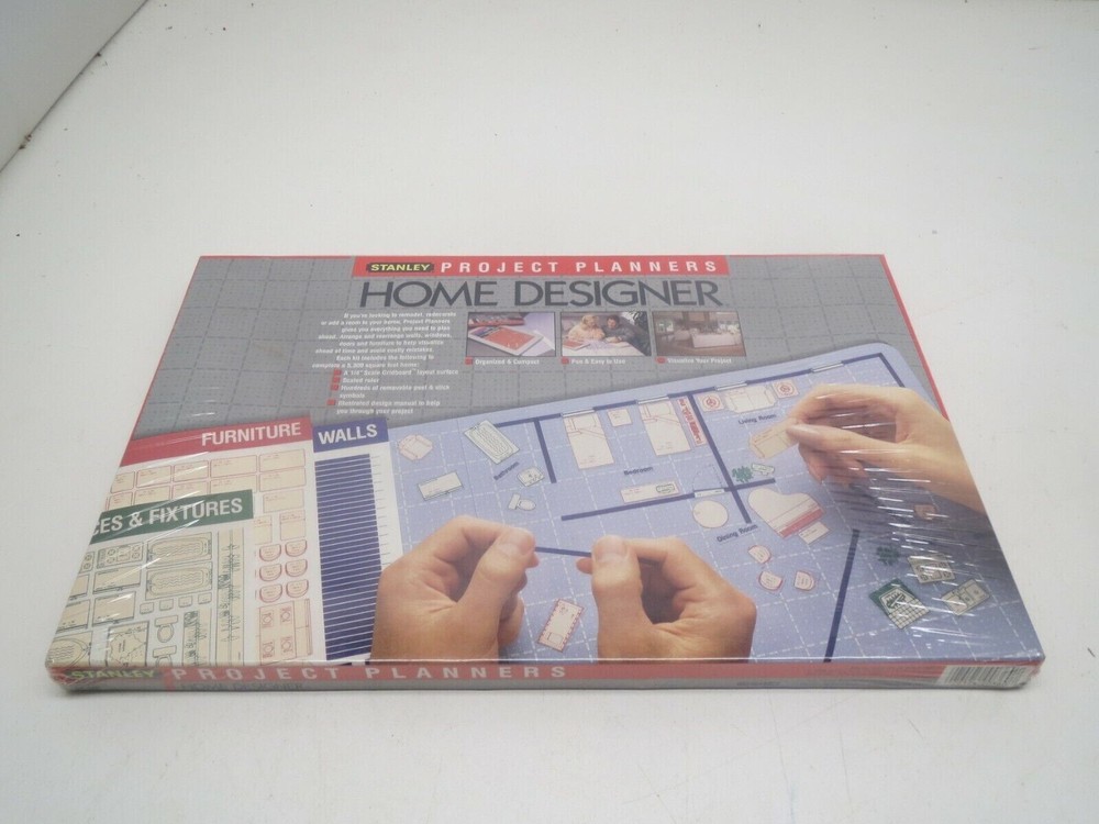 Stanley Project Planners Kitchen Designer Scale Gridboard 1988 90-362 NEW SEALED