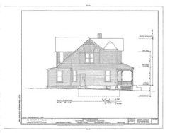 Victorian Shingle Style home for a narrow lot – detailed plans, charming porch