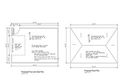 18’X24′- 24’X18′ ONE CAR GARAGE PLANS HIP ROOF GARAGE PLAN 18-1824-HIP-1