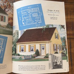 Vintage 40s 50s MCM Mid Century Home Designs House Plans Catalog Small Homes
