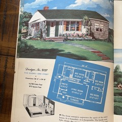 Vintage 40s 50s MCM Mid Century Home Designs House Plans Catalog Small Homes