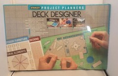 Stanley Project Planners Deck Designer (1988) New Sealed