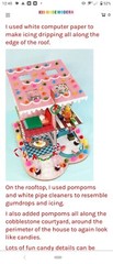 Vintage Kid Made Modern Design Your Own Modern House Craft Kit. Wood & Paper.
