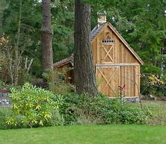 Candlewood Mini-Barn, Garage and Shop – 3 Sets of Pole Barn Plans (eB-110×3)