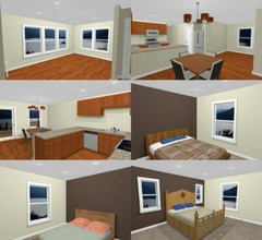 56×50 Apartment – 2-RV – 3 Br 2.5 Ba – PDF FloorPlan – 1,703 sqft – Model 1A