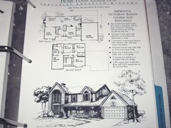 1995 Binder Book of Home Plans Featuring Andersen Windows Contractor’s Edition