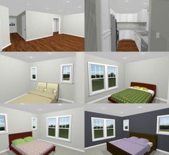 46×30 House — 4 Bedroom 2 Bath — PDF Floor Plan — 1,338 sq ft — Model 1C