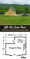 7 Little Backyard Barn Designs – Complete Construction Plans (B5)