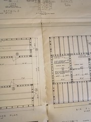 Vintage Corn Crib And Grainary Blue Prints Building Plan Republic Steel Corp Chi