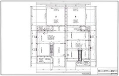 Full Set of Condominium / Duplex building plans 1,470 / 1,248 sq ft