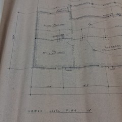 Mid Century Original 1969 Architectural Blueprints Drawings
