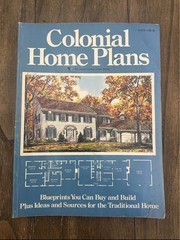 VTG 1977 Colonial Home Plans Bantam Hudson Book Traditional House Blueprints