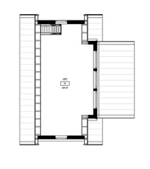 Modern Farmhouse Garage plans with Loft and Covered Porch