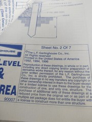 VTG 1996 Garlinghouse Split Level Deck 14′ Play Area Project Plan blueprints FYI