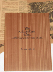 VINTAGE 1976 AMERICAN BARN HABITAT HOMES LAYOUT/SPECS/PRICES! BROCHURES! PHOTOS!