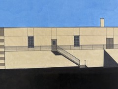 Modernist Architectural Elevation Prints Set of 7 Large 30×40 Paper Drawings