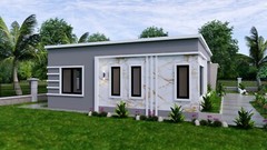 Modern House Plan 15×9 M 49×30 Feet 3 Beds 3 Baths Terrace Roof PDF Plan