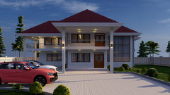 MODERN 5 BEDROOM VILLA PLAN