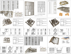 43’x29’ Cozy A-Frame Cabin, 3-Beds, 4 Baths, Garage, 1775SF PDF Download