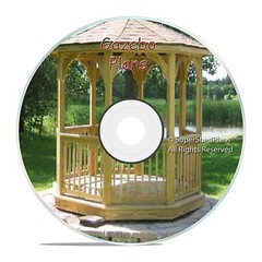 Custom Design Gazebo Plans, 8ft Octagon Plans, DIY Blueprints, Backyard Projects