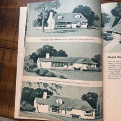Vintage MCM Mid Century Home House Plans Book Catalog 52 Plans For 1952