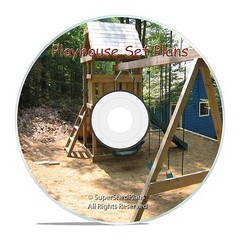 High End Design Jungle Gym Plans, Cubbyhouse, Playhouse Plans, Instructions