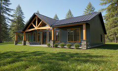 2,080 Sqft (Living) Modern Farm House with – 3 Bedrooms and 2 Baths no Garage