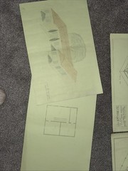Architectural House Blueprints Plans Mid Century Modern Home 1941 MN 17 Pieces Z