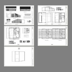 46×48 House – 2 Bedroom 2 Bath 1 RV – 1,157 sqft – PDF Floor Plan – Model 2A