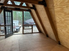 A Frame Plans for a Cabin, Tiny Home, Airbnb, Guest House, He Shed, She Shed