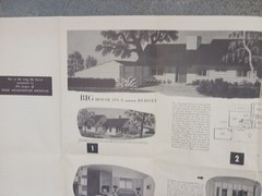 VTG Big House on A Little Budget MCM 1950s Good Housekeeping Floor Plan Ranch