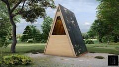 100SF Cabin w/ Loft DIY Plans – 13′ x 15′ Tiny House Build Instructions PDF