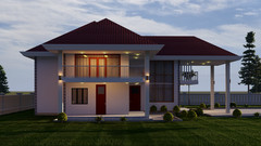 MODERN 5 BEDROOM VILLA PLAN