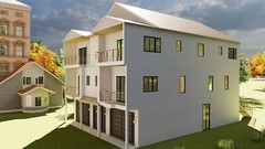 40’x55′ Duplex Plans: 4304 Sqft, 2 Units w/Garages, Elevators & Balconies