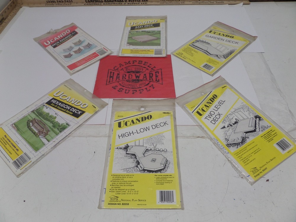 Ucando Do-It-Yourself Deck Railing Blueprints