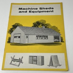 1958 Machine Sheds And Equipment Garage Weyerhaeuser 4 Square Guide Manual Plans