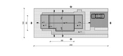 F-01 – Sleek Smart Home Design (60m² Concept Plan) – Digital Building Plans