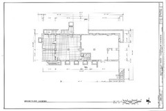 Southwestern style home, traditional adobe Hacienda, printed architectural plans