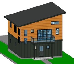 Custom Home House Building Plans 1 bedroom Blueprints 1000 sq ft PDF files