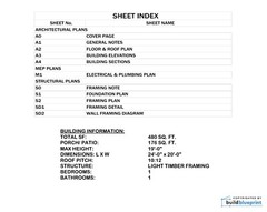 20′ x 24′ Budget Cabin Architectural Plans – PDF Download