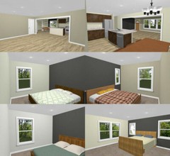 60×30 House — 4 bedroom 2 Bath — 1,800 sqft — PDF Floor Plan — Model 5
