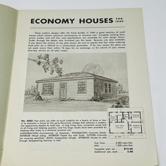 1949 Garlinghouse Economy Houses Home Blueprint Plans Brochure Catalog Book