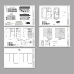 40×40 Apartment with 2-Car 1-RV Garage – PDF FloorPlan – 964 sqft – Model 1A