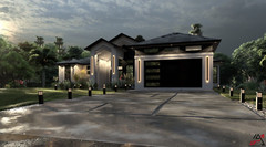 BLUEPRINTS CONTEMPORARY HOUSE PLAN ARCHUP #117