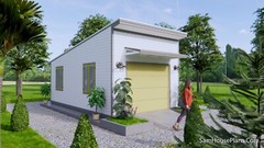 13×23 Garage Shed Roof 4×7 Meter 1 Car Shed Plan PDF Plans (A4 Hard Copy)